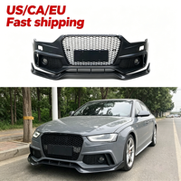 Pare-chocs avant style RS4 avec calandre et feux antibrouillard, accessoires de lèvre avant pour Audi A4 S4 B8.5 2013-2016 (version restylée) - EN STOCK AUX ÉTATS-UNIS