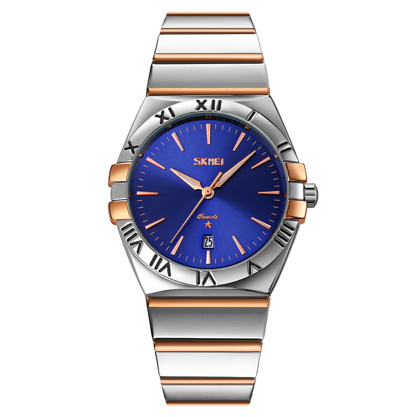 กุหลาบทอง/เงิน-น้ำเงิน