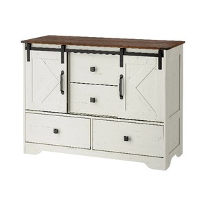 Comò Moderno per Camera da Letto con Cassetti Larghi, Cassettiera in Tessuto con Struttura in Metallo e Piano in Legno - Product Image 4