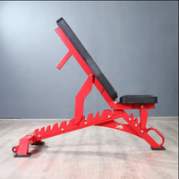 Banc d'haltérophilie moderne réglable en métal pour la musculation superbe banc de gymnastique de forme physique capacité de poids élevée pliable conception de base