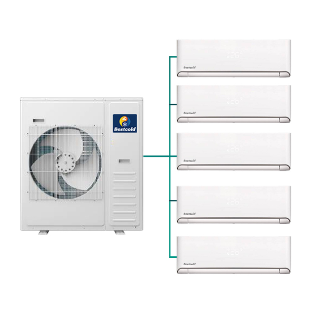 Intelligent Wifi Control Ac Unit Inverter Airconditioner Wall Mounted Split Air Conditioner 3TON Multi Split Air Conditioners