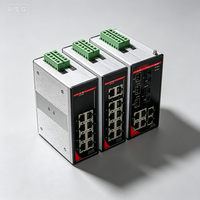 Switch PoE Industrial Gigabit Administrado para Riel DIN Cloudlink, 4 Puertos PoE + 4 Puertos de Cobre, Switch Ethernet con Soporte para VLAN