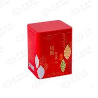 Boîte en étain rectangulaire de haute qualité pour la vente en gros, emballage pour biscuits, boîte en étain pour le thé, boîte personnalisée pour bonbons