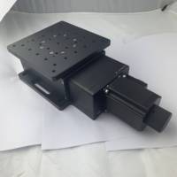 Plateforme de levage de précision motorisée à axe Z LDTDS-20QV avec rouleaux croisés, 150x150mm, déplacement de 20mm