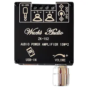 ZK-152 15Wx2 2.0 Kênh Stereo BT 5.1 Âm Thanh Kỹ Thuật Số Power Amplifier Board Amp Ứng Dụng Âm Thanh Bài Hát Ru Âm Nhạc AUX USB