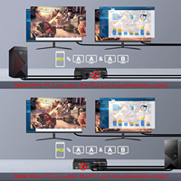 Commutateur KVM USB 3.0 HDMI double moniteur 2 sorties 2 ordinateur commutateur vidéo à distance hdmi 8K hdmi commutateur kvm 2 ports double moniteur