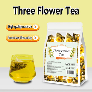 Offre Spéciale – Sachets de Thé Triangulaires Personnalisés à Faible MOQ, Mélange Pur Naturel de Trois Fleurs : Chrysanthème, <span class=keywords><strong>Jasmin</strong></span> et Chèvrefeuille - Product Image 4