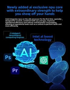 울트라 <span class=keywords><strong>5</strong></span> 135H 미니 PC 타워 Thunderbolt4 DDR5 AI 딥 러닝 NPU 컴퓨팅과 새로운 인텔 게임용 컴퓨터 - Product Image 2