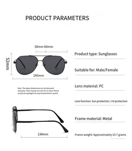 2025 nouveau modèle hommes <span class=keywords><strong>fourmi</strong></span> ultraviolet pêche lunettes de soleil confortable Protection solaire ombre pour conduire des véhicules polarisés - Product Image 2