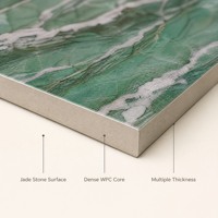 Panneau mural 3D WPC imperméable et ignifuge, insonorisant et isolant thermiquement, revêtement intérieur pour les espaces résidentiels et commerciaux