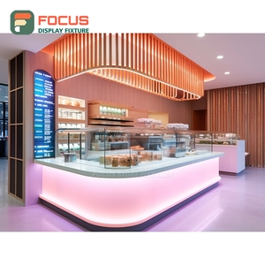 Exhibidor Creativo para Productos de Café, Diseño de Estante Abierto, Área de Exhibición para Bolsas de Café, Exhibidor para Cafetería - Product Image 3