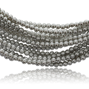 Perle di Vetro Barocche Scultoree Irregolari da 4mm per Creazione di Gioielli Fai-da-Te, Collane e Bracciali, Vendita all'Ingrosso - Product Image 2