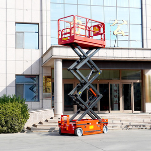 Gunting swadorong, kualitas tinggi 14m <span class=keywords><strong>platform</strong></span> angkat gunting naik <span class=keywords><strong>platform</strong></span> untuk ruang kecil banyak - Product Image 2