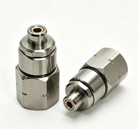 Connecteur coaxial RF mâle 2.4-J150G, DC~50GHz, 50 Ohms, adapté aux câbles micro-ondes semi-rigides et semi-flexibles de 150 Ohms