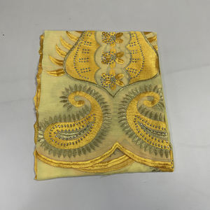 SE-519 all'ingrosso donna di ottima qualità in cotone 100% ricamato di lusso grande sciarpa avvolgente Hijab Hijab Soie De Medine - Product Image 6