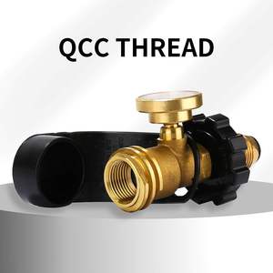 מתאם מיכל <span class=keywords><strong>propane</strong></span> pol אוניברסלי עם ממיר ממיר pol כדי qc1 סוג 1 מחוון איכות כיסוי אביזר - Product Image 3