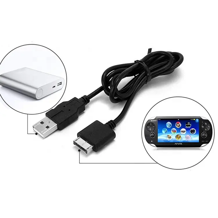 Cáp Sạc Và Dữ Liệu USB PS VITA 1.2M Màu Đen Cho Sony Psvita