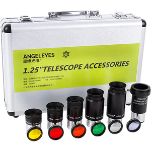 Thị Kính Plossl Nhiều Lớp 1.25 "7.5/15/25/32/40Mm + 7 Bộ Lọc Màu + Bộ Phụ Kiện Kính Viễn Vọng Thiên Văn Ống Kính Barlow 2x - Product Image 4