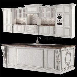 Puertas de armario eléctricas de cocina a medida de estilo europeo para armarios de cocina ahorradores de espacio armario de cocina de roble blanco <span class=keywords><strong>Eso</strong></span> - Product Image 3