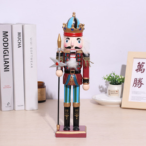 Creative Nutcracker Home Decorations Ornaments British Soldier <b>Figures</b> Crafts <b>Christmas</b> Nutcracker Gifts - Product Image 4