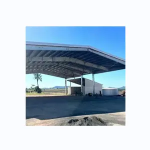 Supply Prefabricated Steel Structure Hay shed Barn Insulated Dog Kennel Shed Farm Warehouse shed construction