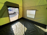 Tente dôme en toile pour camping en plein air Adventure 2,5x2,5M 3x3M avec véranda