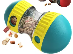 Pet Food Feed Dispense Dog Puppy Toy Interactive food dog treat ball toy