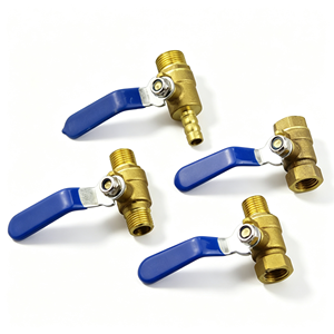 วาล์วบอลสแตนเลส SS304 แบบชิ้นเดียว ฟูลบอร์ พร้อมเกลียว NPT สำหรับน้ำ แก๊ส น้ำมัน ท่อ  พร้อมก้านโยกและชุดอุปกรณ์ - Product Image 1