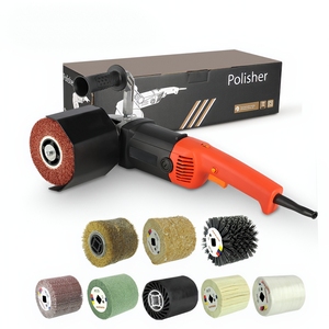 Điện bề mặt công cụ điều hòa dây vẽ bánh xe đánh bóng máy đánh bóng - Product Image 6