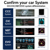 Radio Android para Auto para BMW F30/F31/F32/F36/NBT EVO 2013-2019 Pantalla Táctil de 10.25"/12.3" Android Auto CarPlay GPS Audio de Alta Resolución
