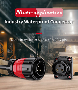 Cnlinko YM 24 2 Pin Nhựa Thông Tư Lỗ Duy Nhất Không Thấm Nước Hàng Không Cắm Kết Nối Nam Và Nữ Ổ Cắm Công Nghiệp Kết Nối - Product Image 2