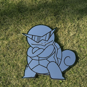 Yüksek Kaliteli Poke-mon Squirtle Şeklinde Ayna Sevimli El Yapımı Dayanıklı Hafif Duvar Anime Aynaları Hediyelik Oda Dekoru İçin - Product Image 1