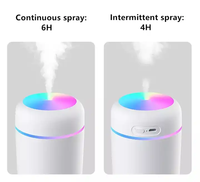Diffuseur d'arômes pour voiture 2025, vente chaude, humidificateur portable USB mini à brume froide, humidistat, capacité 300 ml, utilisation extérieure, garantie 1 an