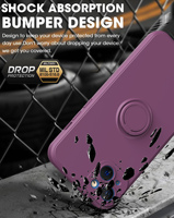 Coque de téléphone mince pour Iphone 16Promax 15Plus 14pro 13 12 Mini 11 XS X 8 7 TPU souple avec béquille Protection antichoc couverture arrière
