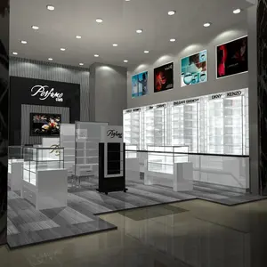 Çin üretici parfüm perakende mağaza vitrin modern takı ekran masa seti tasarım takı mağaza tezgahı