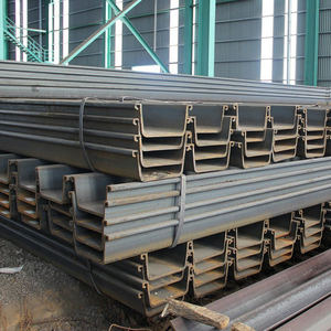 Huaruitai 400x150mm size Hot rolled Larsen Steel Sheet Pile Hot Rolled sheet pile and cold bend steel sheet pile - Product Image 2