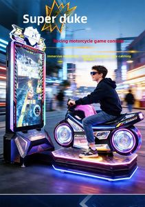 Equipo de Entretenimiento Arcade de Motociclismo Dinámico para Uso Comercial en Salas de Arte, Juego Multijugador Operado con Monedas para Niños - Product Image 6