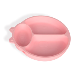 瓢虫造型分体婴儿盘防滑儿童用餐吸儿童硅胶婴儿盘套装 - Product Image 4