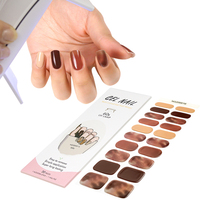 Fournisseur d'usine Huizi – Bande de vernis à ongles en gel semi-durci UV personnalisée, longue durée, autocollante