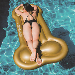 Flotador Inflable de PVC con Diseño Serigrafiado para Adultos, Balsa <span class=keywords><strong>Flotante</strong></span> Portátil, Cama <span class=keywords><strong>Flotante</strong></span>, Isla <span class=keywords><strong>Flotante</strong></span>, Asiento <span class=keywords><strong>Flotante</strong></span> para Piscina - Product Image 2