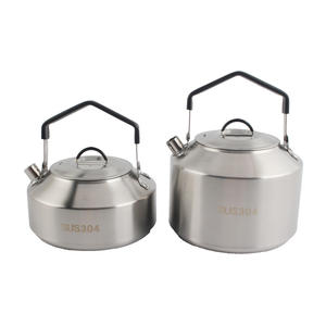 Bouilloires de camping pour faire bouillir de l'eau - Bouilloire de camping en acier inoxydable pour le camping en plein air et les pique-niques - Product Image 5