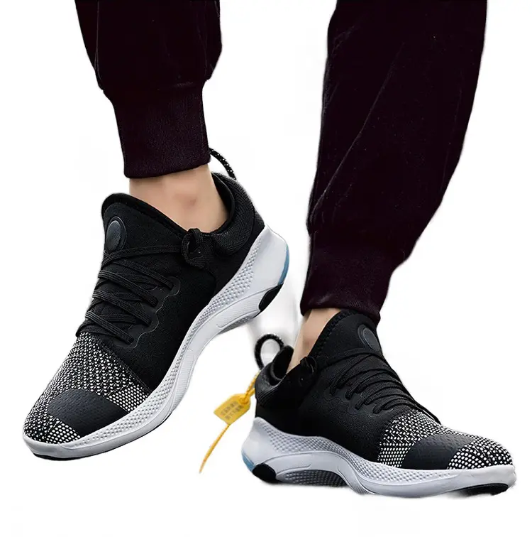 Fournisseurs de confiance, chaussures décontractées à tricoter à la mouche de qualité supérieure, chaussures de sport pour hommes