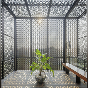 Gravure murale de façade de style arabe populaire, découpe au laser en aluminium <span class=keywords><strong>Mashrabiya</strong></span> - Product Image 4