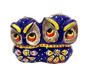 Nirmala Handicrafts - Adorno Decorativo Clásico Hecho a Mano con Forma de Búho de Cristal Colorido, para Estantería, Soporte de TV, Colección - Product Image 1