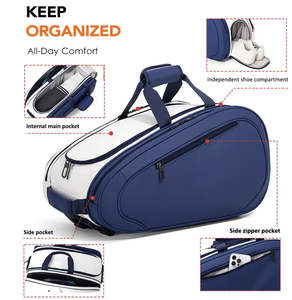 <span class=keywords><strong>Sac</strong></span> à bandoulière de <span class=keywords><strong>pickleball</strong></span> personnalisé avec logo, imperméable en PU, léger, portable, pour raquette, sport décontracté, homme et femme, <span class=keywords><strong>sac</strong></span> à dos de <span class=keywords><strong>pickleball</strong></span> - Product Image 4