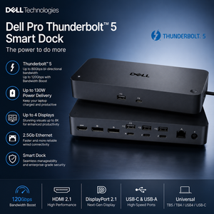 Док-станция Thunderbolt 5 Type C SD25TB5 с зарядкой 80 Гбит/с и 300 Вт для 2.1 (в наличии) - Product Image 1