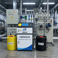 Générateur d'hypochlorite de sodium DeYuan avec pompe PLC, production de 100 L/heure, fonctionnement stable, dispositif de désinfection pour usage industriel