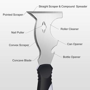 Verfschraper, Meervoudig Gebruik Verfgereedschap Plamuurmes 10 In 1, Verfschrapergereedschap - Product Image 2