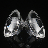 Lentille optique LED 88 mm du fabricant, lentille LED commerciale pour intérieur, lentille à angle réglable