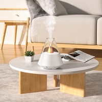 Diffuseur d'Arômes USB 150 ML Humidificateur d'Air et d'Huiles Essentielles avec Télécommande et Veilleuse Chaude pour la Maison